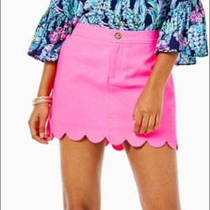 Lilly Pulitzer Colette Scallop Hem Skort - LIKE NEW